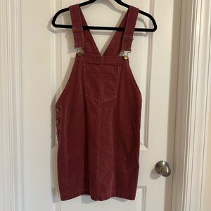 Forever 21 Mauve Dress Overalls, M